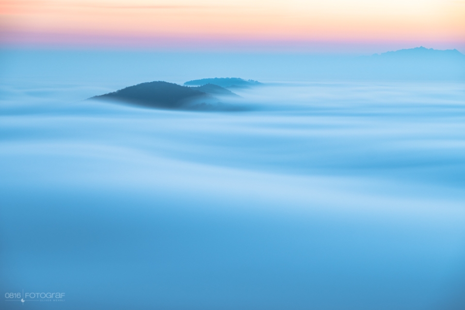 Nebel, Nebelmeer, Winter, Sonnenstrahlen, Morgen, Wasserflue, Aargau, Jura, Schweiz, Landschaftsfotografie, Oliver Wehrli, Fujifilm, Fuji X-Pro2, Nebelmeer